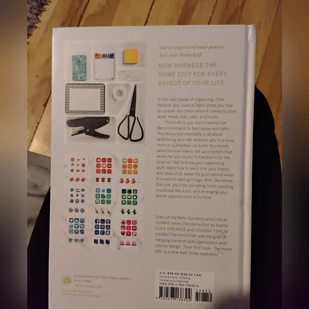 Paper Source The Home Edit Life Book - White and Gold